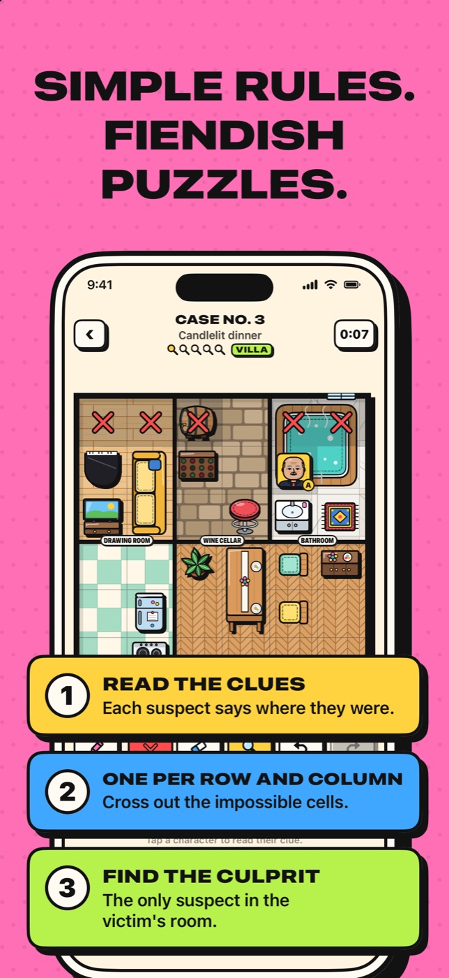 Case Closed — simple rules, fiendish puzzles