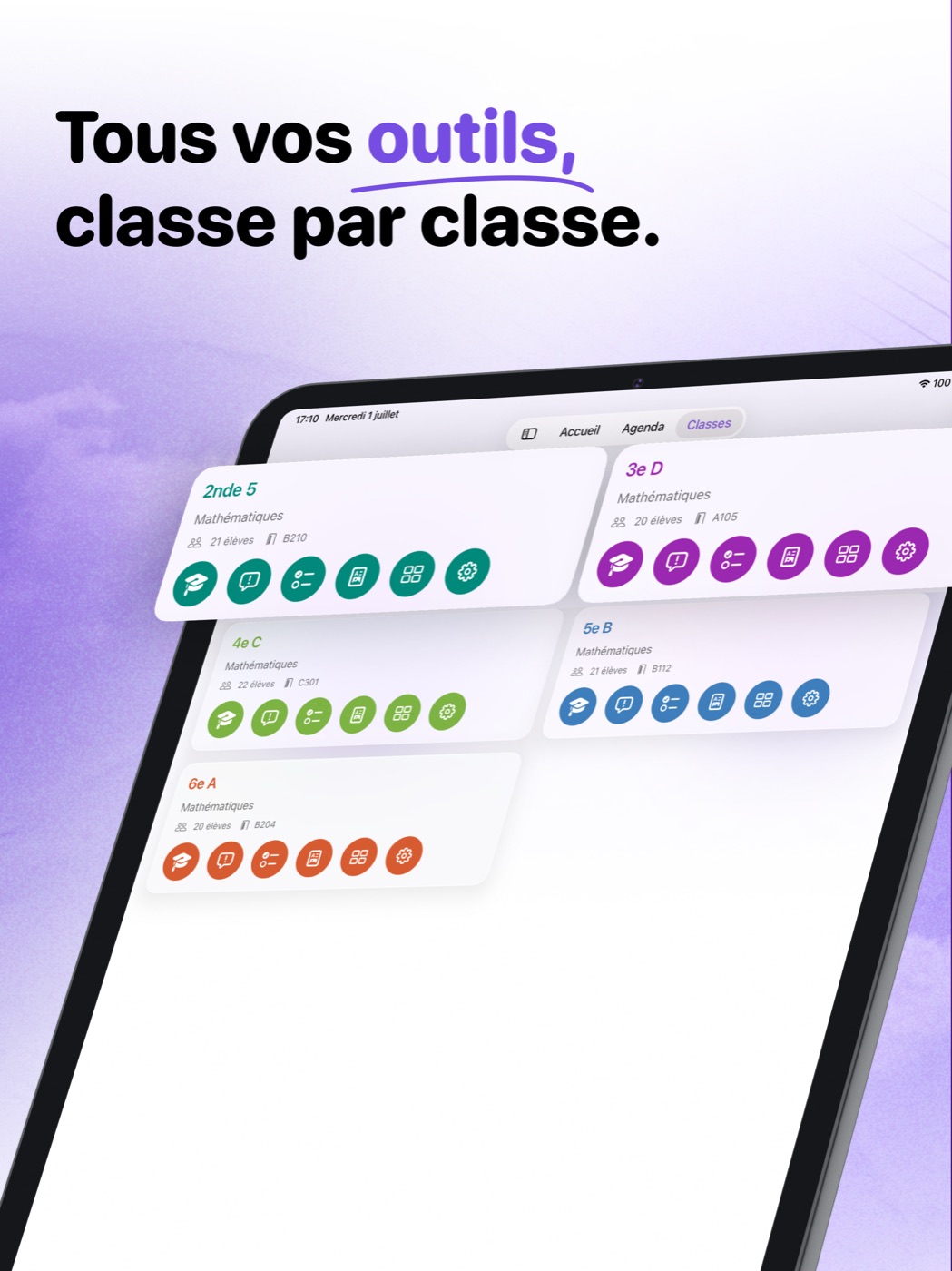 TeachBook — tous vos outils, classe par classe